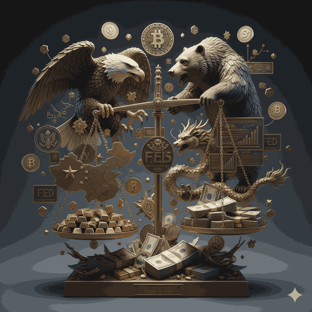 Phân tích sâu về cuộc chiến tranh tài chính khốc liệt giữa liên minh Nga-Trung và Mỹ, nơi Vàng được sử dụng như một vũ khí địa chính trị mềm để thách thức sự thống trị của Đô la Mỹ (USD). Trong khi Ngân hàng Trung ương Trung Quốc và Nga liên tục gom vàng vật chất (của thật) để giảm phụ thuộc USD và củng cố tham vọng phi đô-la hóa, Mỹ lại sử dụng vũ khí lãi suất (FED) để điều khiển dòng vốn và củng cố niềm tin vào USD. Bài viết làm rõ các nghi vấn về việc Trung-Nga đang thao túng giá vàng, và các đòn phản công chiến lược của Mỹ. Đây không chỉ là cuộc chiến thương mại, mà là trận chiến giành quyền in tiền toàn cầu. 1. Chiến lược "Gom Của Thật": Mục tiêu của Nga và Trung Quốc Nga và Trung Quốc không mua vàng để đầu cơ, mà là để thay đổi nền tảng cấu trúc của hệ thống tiền tệ toàn cầu – một chiến lược chính trị tiền tệ dài hơi. Đa dạng hóa Dự trữ: Giảm nắm giữ Trái phiếu Kho bạc Mỹ và thay thế bằng vàng, coi đây là tài sản an toàn nhất để tránh rủi ro từ các lệnh trừng phạt (như Nga đã từng gánh chịu). Thúc đẩy "Phi Đô-la hóa": Mục tiêu là tạo ra một đồng tiền (Nhân dân tệ hoặc đồng tiền chung BRICS) được bảo chứng bằng tài sản vật chất, từ đó tạo ra sự tín nhiệm và thách thức vị thế của USD. Áp lực Vật chất: Lực mua liên tục từ các Ngân hàng Trung ương đã đẩy giá vàng tăng mạnh, ngay cả khi các quỹ ETF ở phương Tây đang bán ra. Điều này chứng minh lực cầu đang chuyển từ nhà đầu tư sang các quốc gia không thuộc phương Tây. 2. Vị thế USD: "Niềm tin" là Sức mạnh Lớn hơn Vàng Sức mạnh của Mỹ không nằm ở số lượng vàng (dù Mỹ dự trữ lớn nhất thế giới) mà nằm ở vị thế không thể thay thế của USD trong hệ thống tài chính: Đồng tiền Thanh toán & Dự trữ: USD là xương sống của giao dịch dầu mỏ (Petrodollar), vay nợ và thanh toán quốc tế (hơn 59% dự trữ toàn cầu). Thị trường Tài chính Sâu: Mỹ có thị trường trái phiếu Kho bạc minh bạch và thanh khoản cao nhất thế giới, là nơi trú ẩn an toàn tuyệt đối cho tài sản quốc gia. Nhân dân tệ (CNY) vẫn bị kiểm soát vốn và thiếu thị trường đủ sâu rộng để thay thế. 3. Phản đòn của Mỹ: "Vũ khí" Lãi suất và Công nghệ Mỹ hoàn toàn nhận thức được chiến lược vàng của đối thủ, nhưng phản công bằng các công cụ mạnh nhất của mình: Vũ khí Lãi suất (FED): Khi thấy vàng tăng, Cục Dự trữ Liên bang (FED) có thể giữ lãi suất USD cao hoặc đánh tiếng chưa vội cắt giảm. Việc này làm lợi suất Trái phiếu Mỹ trở nên cực kỳ hấp dẫn, hút tiền ngược trở lại USD và làm giảm sức hấp dẫn của vàng (tài sản không sinh lời). Kiểm soát Thanh toán (SWIFT): Mỹ tăng cường kiểm soát các kênh thanh toán phi USD, đe dọa trừng phạt các ngân hàng sử dụng hệ thống CIPS của Trung Quốc. Vàng Giấy và Phái sinh: Có nhiều nghi vấn về việc Phố Wall và các tổ chức tài chính lớn sử dụng giao dịch vàng phái sinh (paper gold) để bơm khối lượng ảo vào thị trường, nhằm kiểm soát giá danh nghĩa và làm loãng lực mua vật chất từ Trung-Nga. Tóm lại: Ai sẽ mất Quyền in tiền? Đây là một cuộc chiến dai dẳng và không có người thắng tuyệt đối trong ngắn hạn. Trung-Nga đang chơi bài thay đổi nền tảng vật chất của tiền tệ. Mỹ đang chơi bài điều khiển niềm tin và chi phí vốn toàn cầu. Kết quả cuối cùng sẽ được định đoạt không phải bằng súng đạn mà bằng sự ổn định kinh tế, tính thanh khoản của thị trường, và luật pháp của mỗi quốc gia. Ai thua trong cuộc chiến này sẽ mất quyền lực tối thượng: quyền lực in tiền cho cả thế giới sử dụng.