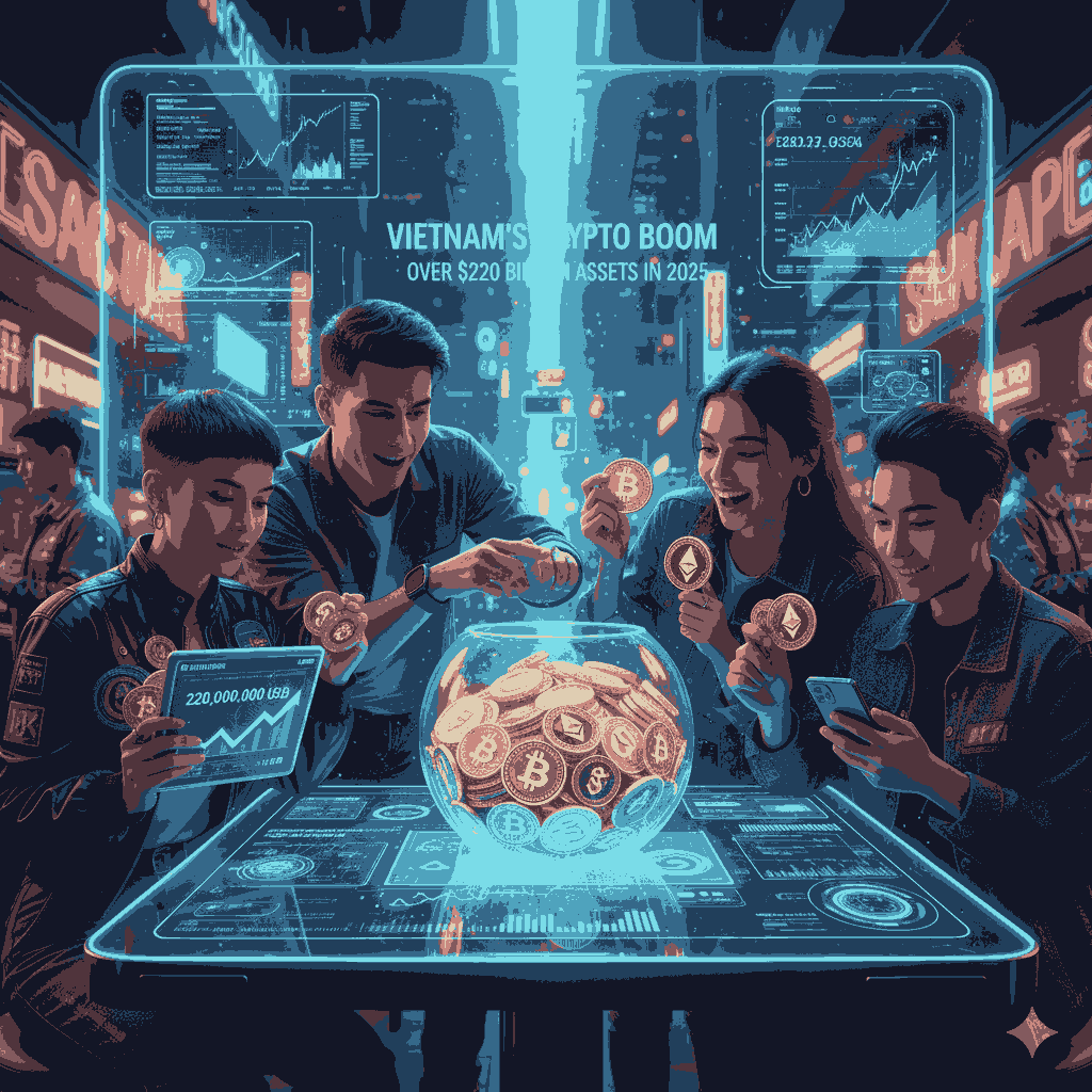 Bài báo phân tích sự bùng nổ của thị trường tài sản mã hóa tại Việt Nam, ghi nhận dòng vốn vượt mốc 220 tỷ USD vào năm 2025, tăng trưởng 55% so với năm trước, khẳng định Việt Nam là một trong những thị trường crypto sôi động nhất toàn cầu. Tuy nhiên, bài viết cũng gióng lên hồi chuông cảnh báo nghiêm trọng từ Bộ Công an (A05) về tình trạng lừa đảo tràn lan. Đã phát hiện gần 20.000 vụ lừa đảo, gây thiệt hại trên 12.000 tỷ đồng, nhấn mạnh nhu cầu cấp thiết về một khuôn khổ pháp lý rõ ràng để quản lý, bảo vệ nhà đầu tư và đảm bảo an ninh kinh tế quốc gia.